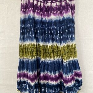 COPY - Trippy tie-dyed skirt. Beautiful colours like new condition.